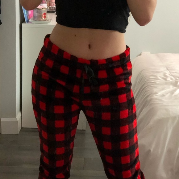 Red and black checkered pj pants - Picture 2 of 5